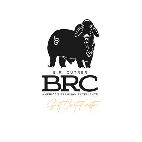 Brahman Country Genetics Gift Certificate